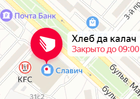 Пекарня Хлеб да Калач на бульваре Маршала Рокоссовского, 31, Москва